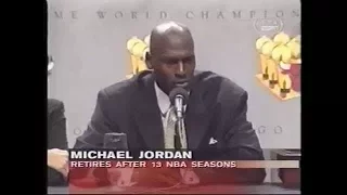 Michael Jordan (Age 35) Second Retirement Full Press Conference & Special TV Coverage (Jan 13, 1999)