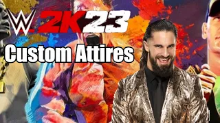 Creating Custom Attires in WWE 2K23 (ep.1 Seth Rollins)