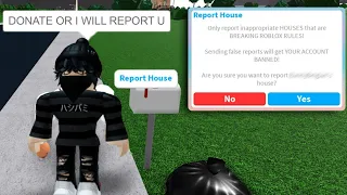 deleting peoples houses on bloxburg (they got banned)