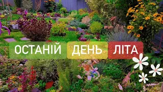 Завтра вже прийде осінь. Останій день літа. Прогулянка літнім садом🍃🌼