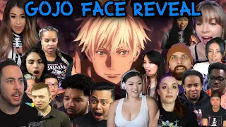 GOJO FACE REVEAL AND DOMAIN EXPANSION!! Reaction Mashup | Jujutsu Kaisen Episode 7 Reaction Mashup