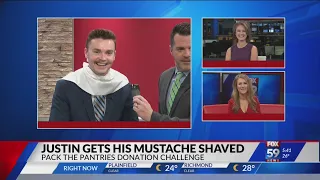 Justin Gets His Mustache Shaved