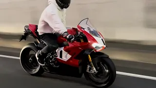 DUCATI V4R 2023 Panigale Termignoni full exhaust sound🔥 Sounds beastly and terrifying, man😱