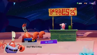 Nickelodeon All-Star Brawl 2 - Mr. Krabs and Gary Interaction