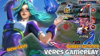 Veres New Skin "Bubbly Summer" Slayer Lane Gameplay | Arena of Valor Liên Quân mobile CoT