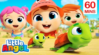 The Beach Rescue Team | Fun Sing Along Songs by Little Angel Playtime
