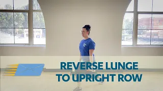 Reverse Lunge Upright Row