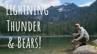 Getting SCARY in the BACKCOUNTRY! Solo Wilderness Trout Fishing Adventure