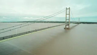 Flying the Humber Bridge