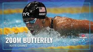Katie Grimes Unbelievable Back-Half in Women's 200M Butterfly | 2023 TYR Pro Swim Series Knoxville