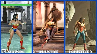 WONDER WOMAN Graphic Evolution 2008-2017 Injustice DC Universe MKvsDC | XBOX360 PS4 |