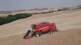 Laverda 184 AL at work in Pienza (Tuscany)