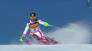 Men's Slalom Race 1 2017 FIS Alpine World Ski Championships, St. Moritz