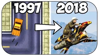 Evolution of GRAND THEFT AUTO (1997 - 2018)