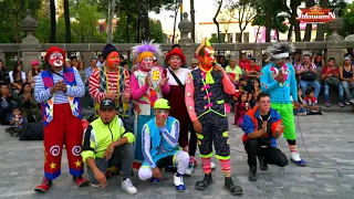 Los mejores Payasos de la Ciudad de Mexico Festejando el día del Payaso 4K