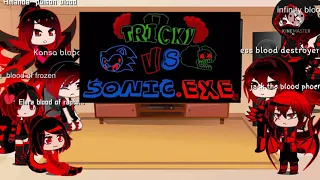 Legendary bloods react to tricky vs sonic.exe