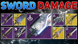 The Slammer DPS Test (ALL SWORD Damage) | Destiny 2 Season of the Wish