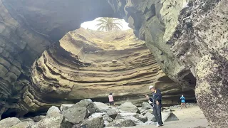 Open Ceiling Cave in Sunset Cliffs