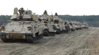 M2 Bradley Vehicles Demonstrate Combat Power in Poland