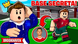 DESCUBRO LA BASE SECRETA de CRISTIANO RONALDO en BROOKHAVEN - Roblox YoSoyLoki