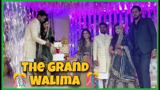 Faheem Ka grand walima || dulhan ki karwai special entry👑💜