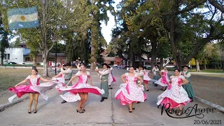 Adultos del Ballet "Retumbo Argentino". Quilmes, Buenos Aires. Cuadro Estilizado. 🇦🇷