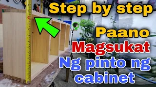 Paano Magsukat ng Pinto ng Cabinet | Step by Step | chit-man channel