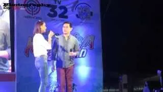 Richard Yap & Jody Sta Maria @ Bangus festival Dagupan 04 12 2014 Be Carefull w/ my Heart