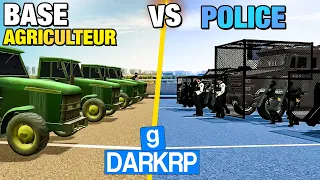 BASE LES AGRICULTEURS AIGRIS VS POLICE ! - GMOD DarkRP