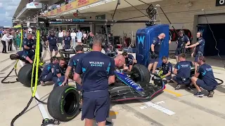 #F1 #USGP 🔧 Williams Pitstop