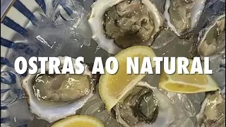 Ostras ao natural