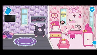 robię domek HELLO  KITTY w toca boca part 1