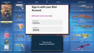 I GOT HACKED for Buying EVERY Skin in Valorant