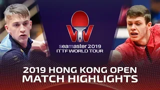 Anton Kallberg/Truls Moregard vs Tomas Polansky/Pavel S. | 2019 ITTF Hong Kong Open Highlights (Pre)