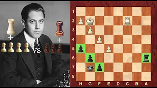 instruktives Turmendspiel a lá Capablanca -  4vs3 Bauern - Basics für Fortgeschrittene