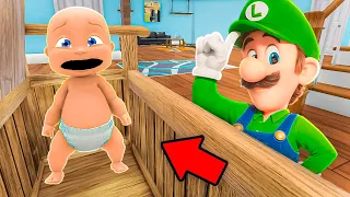 Baby and Luigi Play Hide and Seek!