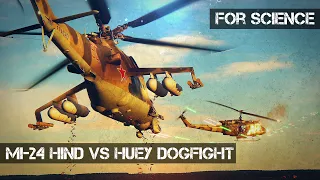 Mi-24 Hind Vs Huey Dogfight For Science | Digital Combat Simulator | DCS |