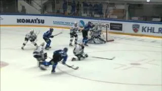 Dynamo Msk @ Barys 09/27/2014 Highlights / Барыс - Динамо Мск 1:2