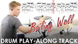 'Boiling Well' – Free Jazz Rock Fusion Drum Play-along Track and Transcription