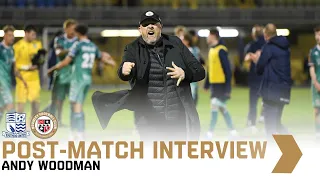Andy Woodman after Southend win