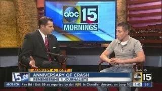 Son remembers, honors dad after Phoenix news crash