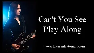 Can't You See Play Along Guitar Lesson