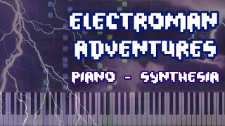 Waterflame - Electroman Adventures - Piano Tutorial (Geometry Dash level 13)