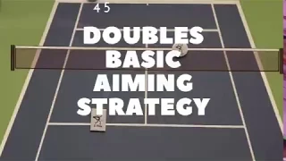 Basic Doubles Tennis Strategy: Where to aim!