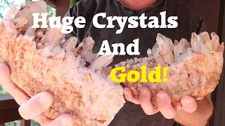Arizona Quartz Crystals And Gold Nuggets Rock Hounding