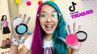 TESTANDO TRUQUES DO TIK TOK NOS CABELOS !! LIFE HACKS VIRAIS | Luluca