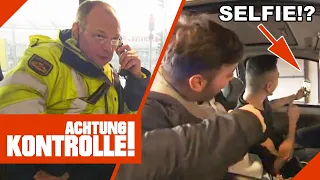 SELFIE bei Polizeikontrolle! Fahrer hat große Klappe! | Old But Gold |Kabel Eins| Achtung Kontrolle