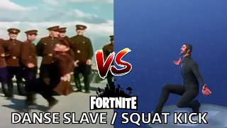 [DANCE] DANSE SLAVE / SQUAT KICK | IN REAL LIFE ► FORTNITE