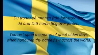 Swedish National Anthem - "Du Gamla, Du Fria" (SV/EN)