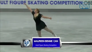 Maureen BENNIE. Oberstdorf 2018. Bronze Ladies III A - Free Skating. 15 place